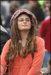 Ugly Hippie Chick Blank Meme Template