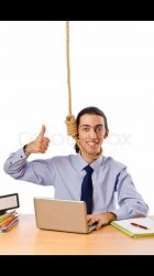 Guy about to suicide with thumbs up on laptop Meme Template