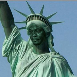 Statue of Liberty crying Jordan  Meme Template