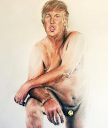 Trump nude Meme Template
