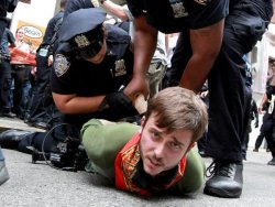 Arresting Protestor Meme Template