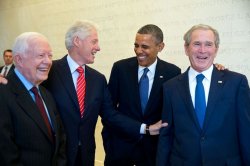 Former US Presidents Laughing Meme Template