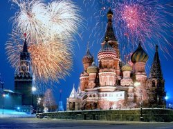 fireworks over the Kremlin Meme Template
