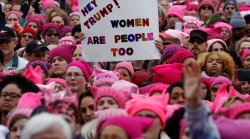 Trump Women's March Meme Template