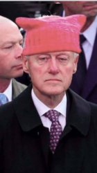 bill clinton pussy hat Meme Template