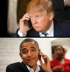 Trump Obama Phone Meme Template