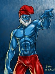 papa smurf Meme Template