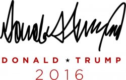 Trump signature Meme Template