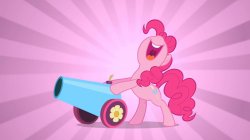 Pinkie Pie's party cannon Meme Template