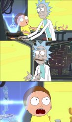 Rick and Morty Slavery Meme Template