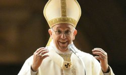 Crazy Pope Meme Template