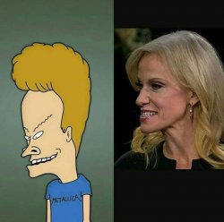 Beavis Kellyanne Meme Template