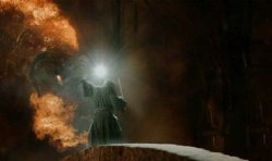 Gandalf and Balrog on the bridge Meme Template