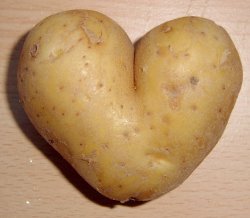 Heart potato Meme Template