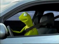 Kermit The Frog Driving Meme Template
