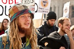 Smelly Hippie Protester Meme Template