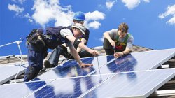 Installing rooftop solar Meme Template