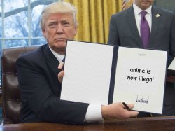 Trump Anime Meme Meme Template