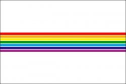 Jewish AO Flag - Rainbow 7 colours Meme Template