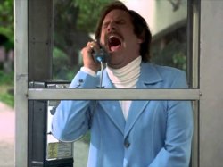 Anchorman telephone booth Meme Template