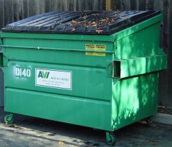 Dumpster Meme Template