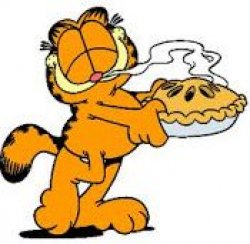 Garfield's pie Meme Template