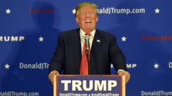 Trump laughing Meme Template