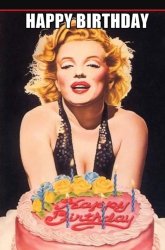 Marilyn Happy Birthday  Meme Template