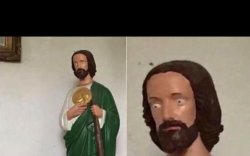 Bad Time Jesus Meme Template