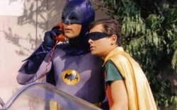 Batman and Robin on Batphone Meme Template