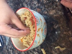 Italian hand in pasta Meme Template