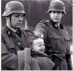 Nazi Shooting Baby Meme Template