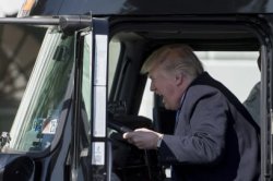 Trump the Trucker Meme Template