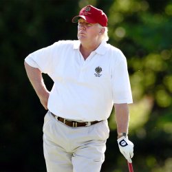 Trump golf relax Meme Template
