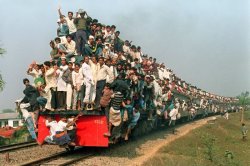 Overcrowded Train Meme Template