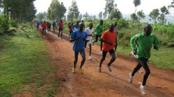 Kenyan runners Kenya Marathon Meme Template