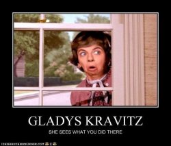 Gladys Kravitz Meme Template