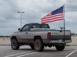 Truck Flag Meme Template