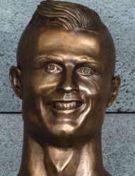 Cristian Ronaldo Statue Meme Template