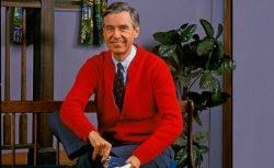Mr rogers red sweater Meme Template
