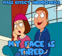 Family Guy Mass Effect Meg Meme Template