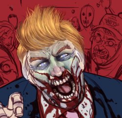 Zombie Trump Meme Template