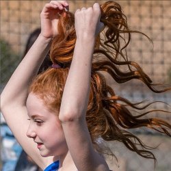 Francesca Capaldi's Ponytail Meme Template