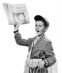 Newspaper Boy Meme Template