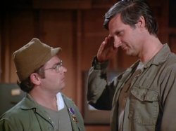 Hawkeye salutes Radar Meme Template