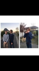 He protecc but he also attacc Meme Template