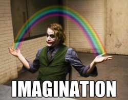 Joker Imagination Meme Template