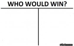 who would win Meme Template