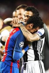 neymar cry against juventus  Meme Template