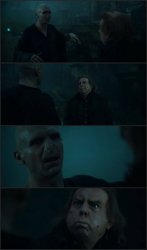 Voldemort & Pettigrew Meme Template